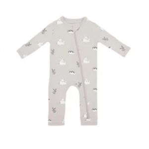Kyte Baby - Bunny Zippered Romper - 2T (retired print)